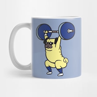 The snatch weightlifting Pug Mug